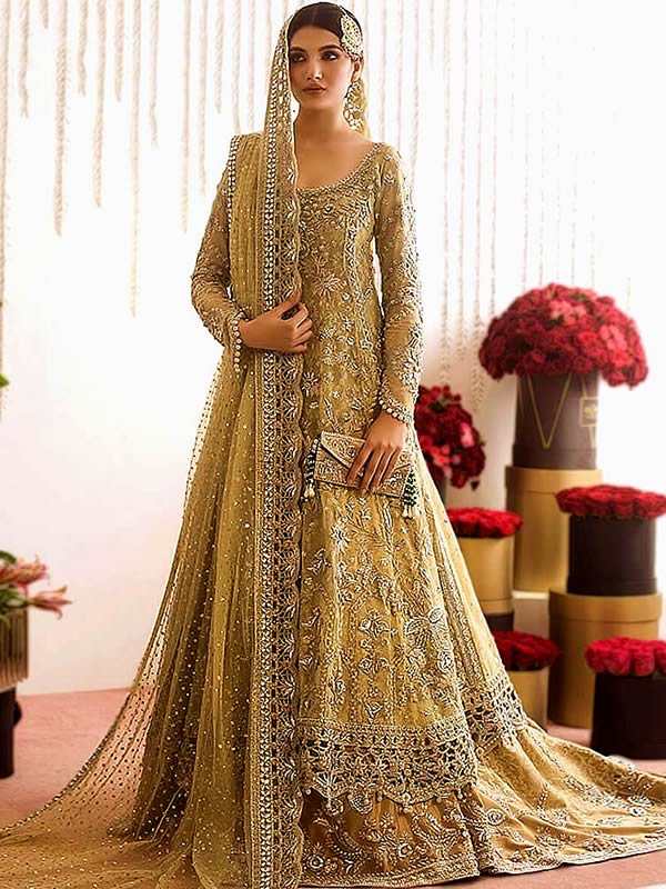 Pakistani Bridal Lehenga for Walima UK USA Canada Bridal Lehenga for ...