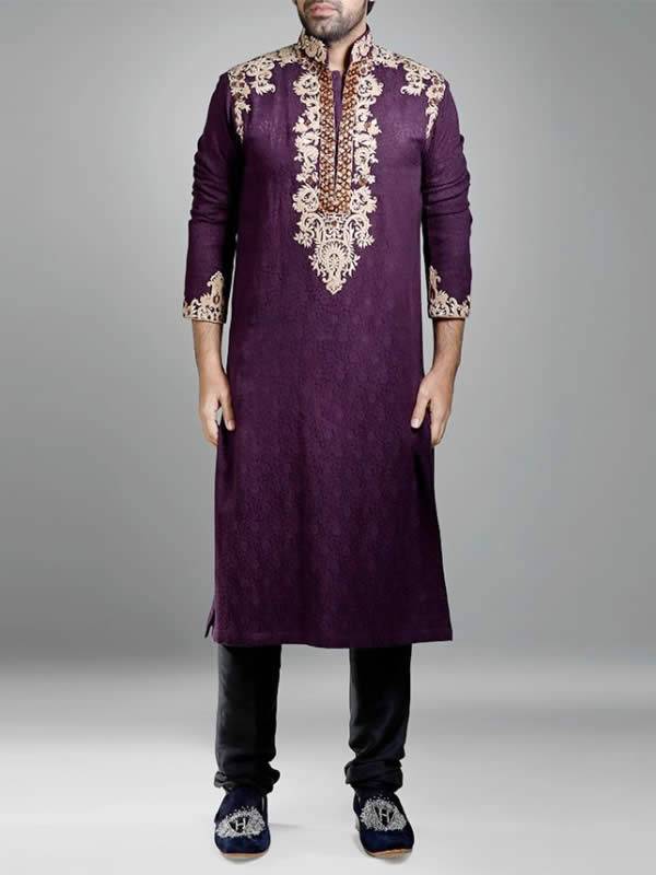 Delicate Embroidered Kurta Shalwar Suits Maryland Baltimore MD Mens Collection 2018