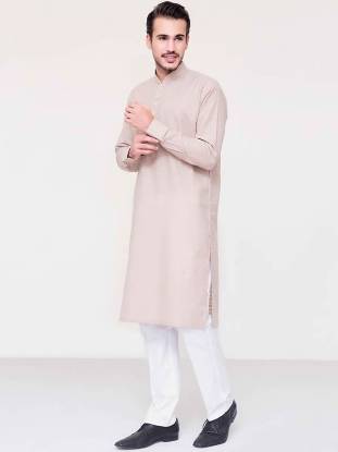 Elegant Almond Color Kurta Toronto Canada Formal Menswear Kurta