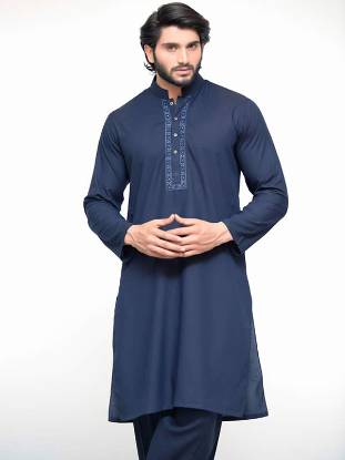 Pakistani Kurta Suits Embroidered Attractive Mens Kurta Shalwar