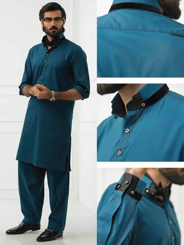 Fanciful Designer Kurta Shalwar for Eid Mens Kurta Shalwar 2018