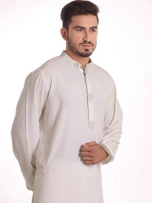 Off-White Casual Kurta Shalwar Suit for Mens Skjetten Skedsmo Norway