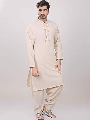 Light Color Embroidered Kurta for Mens Artesia California CA USA Pakistani Kurta Collection