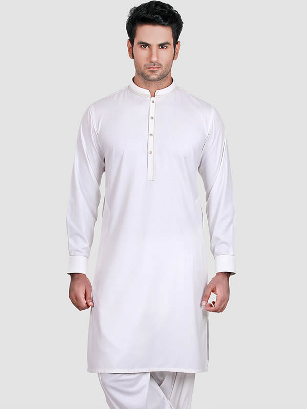 Off-White Dashing Kurta Suit Newcastle UK