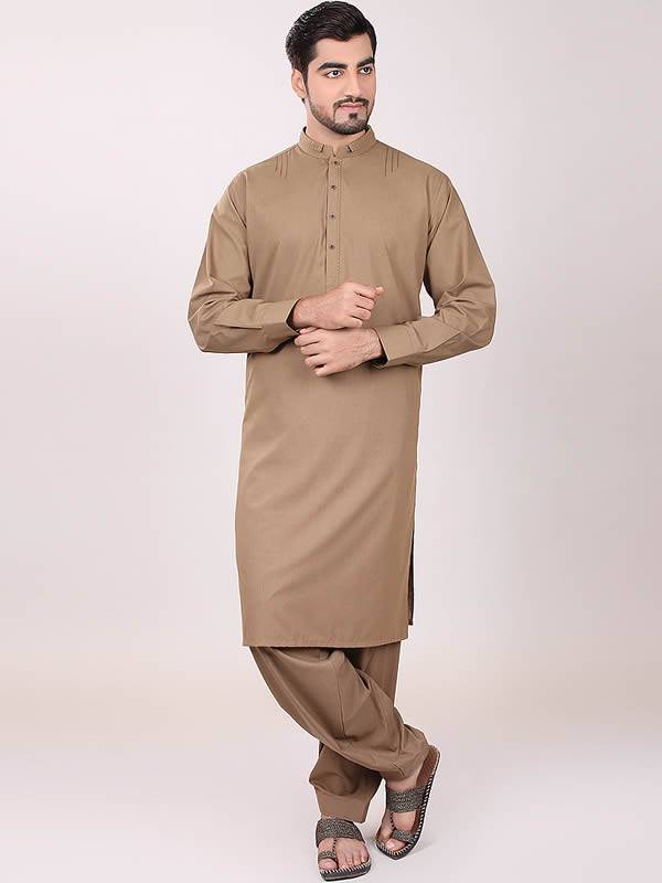 Light Taupe Delicate Kurta Suit For Mens Saihat Al Qatif Saudia Arabia