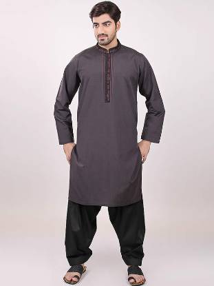 Payne's grey Delicate Kurta Suit For Men (Montgomery Village Woodlawn Rockville Baltimore MD)