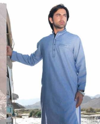 Blue Gray Beauatiful Embroidered kurta Suit UK USA Canada Australia Saudi Arabia New Zealand Norway