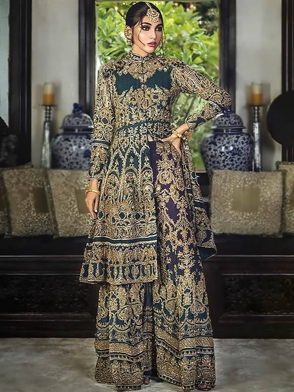 Partywear Anarkali Suits Partywear Sharara Suits Novi Michigan USA Online Store HSY Studio