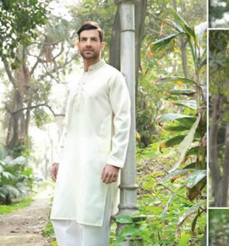 Glowing Off White Embroidered Kurta for Mens UK USA Canada Australia Saudi Arabia New Zealand Norway