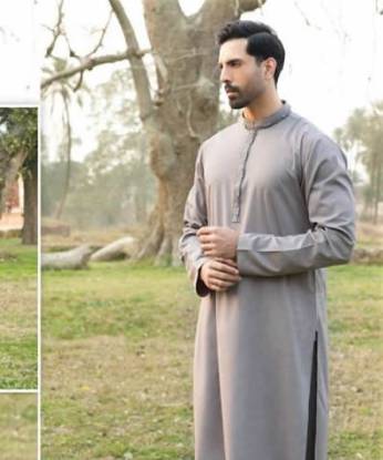 Lavender Gray Smart Looking Kurta for Mens UK USA Canada Australia Saudi Arabia New Zealand Norway