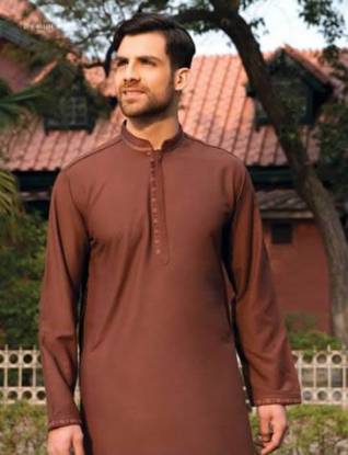 Burnt Umber Kurta Suit For Mens UK USA Canada Australia Saudi Arabia New Zealand Norway