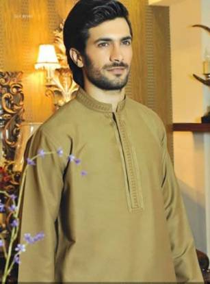 Vegas gold Stylish Embroidred Kurta UK USA Canada Australia Saudi Arabia New Zealand Norway