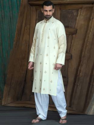 Off White Kurta Suit for Special Occasion Richardson Texas TX USA Kurta for Groom