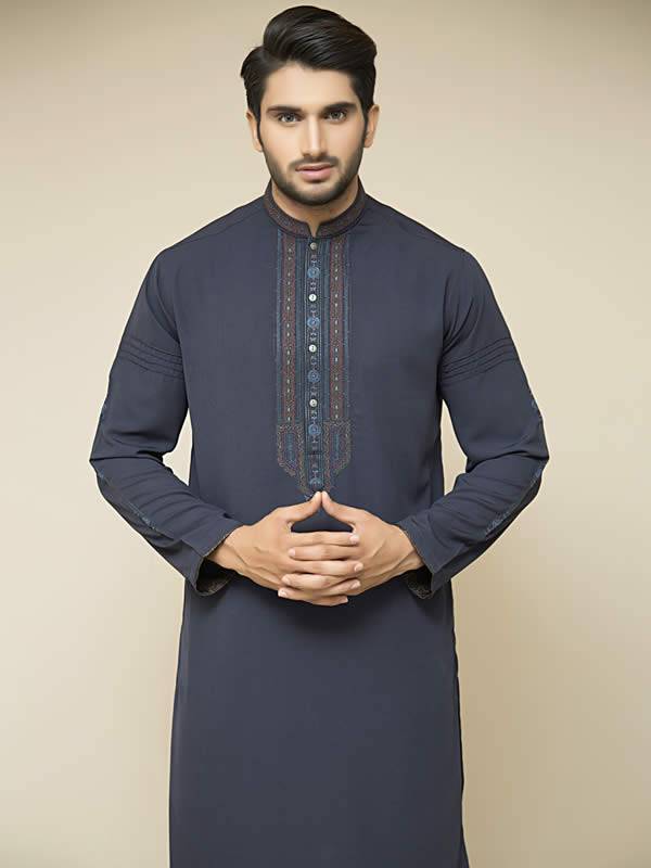 Embroidered Kurta Suit for Special Occasion Richmond Hill New York NY US Designer Men Kurta