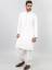 Glowing White Embroidered Kurta for Eid Saddle River New Jersey NJ USA Designer Men Kurta