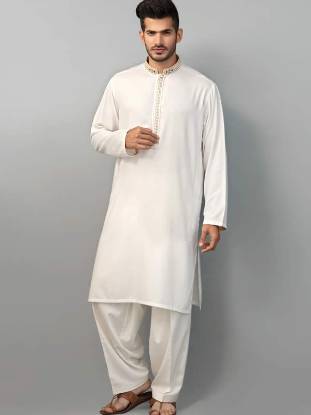 Nice Look Embroidered Kurta Shalwar Suit Dansville New York NY US Eid Kurta Collection