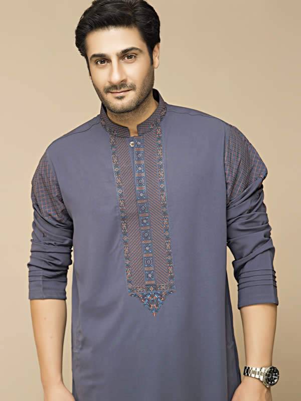 Prominent Look Embroidered Kurta for Eid and Special Occasion Jackson Heights New York NY USA