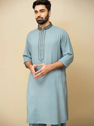 Exquisite Embroidered Kurta Suit for Mens Jersey City New Jersey NJ USA Kurta Pakistan