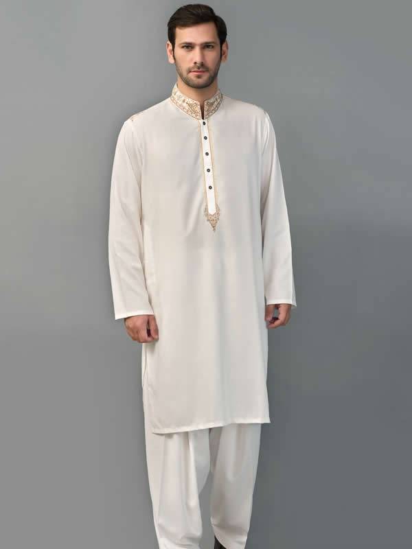 Splendid Off White Kurta Suit for Mens Brooklyn New York NY US Mens Kurta