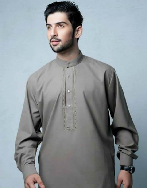 Embroidered Kurta Suit for Special Occasion Oak Tree Road New York NY US Embroidered Kurta for Mens