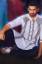 Mens Kurta Suits White Cotton Kurta Asifa and Nabeel Men Collection 2014