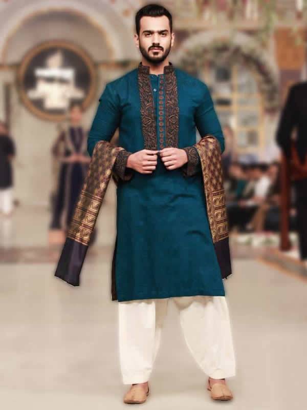 Embroidered Shalwar Kameez for Mens Collection