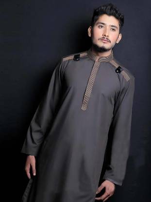 Modern Style Men's Kurta Shalwar for Men Kurta Design Suits 2015