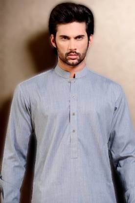 Light Gray Kurta for Mens Oak Park Wedding Kurta Formal Menswear Kurta Pakistani