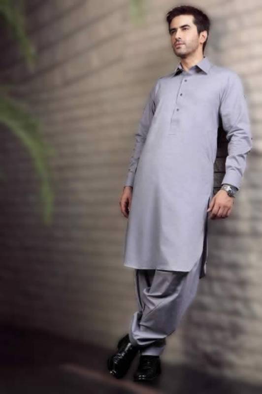 Taupe Gray Kameez Shalwar Dresses For Men Rockville Maryland USA Pakistani Mens Kurta Collection