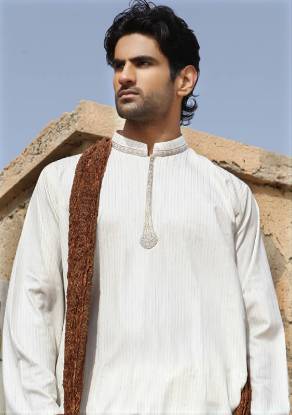 Embroidered Men's Kurta Collection 2013 by Eden Robe Los Angeles California, Eden Robe Shalwar Kamee