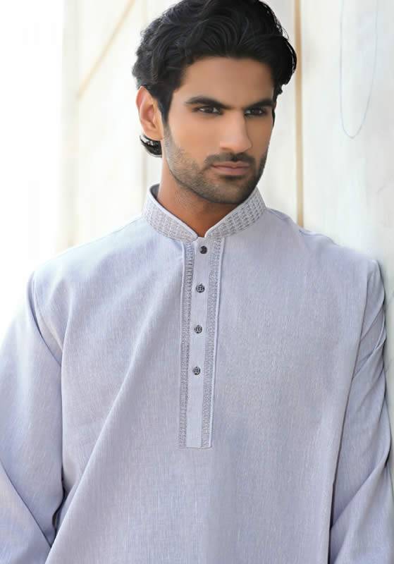 Embroidered Men's Kurta Shalwar Collection 2013 by Eden Robe Birmingham Sparkhill UK