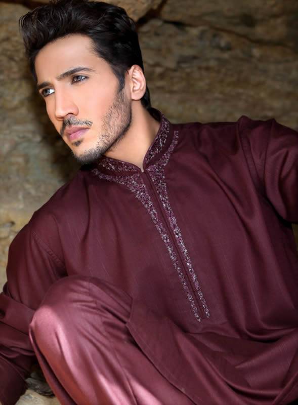 Embroidered Men's Kurta Shalwar Collection 2013 by Eden Robe Birmingham Washwood Heath UK