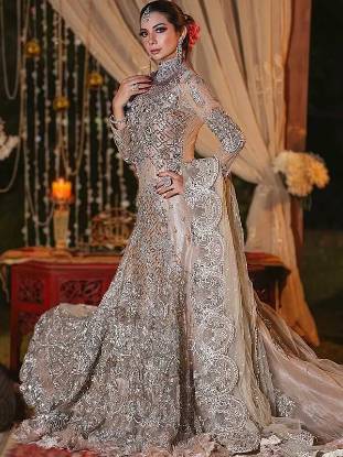 Luxury Bridal Maxi Newcastle England UK Asifa Nabeel Bridal Maxi with Train