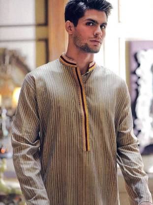 Hand Embroidered Kurta, Bridal Salwar Kameez, Designer Men's Suit, Indian Pakistani Shalwar Kameez