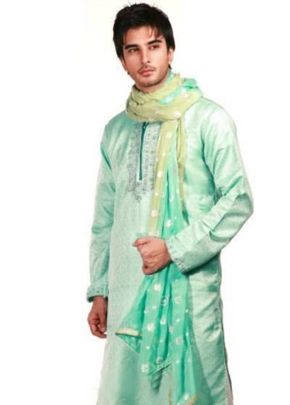 Hand Embroidered Kurta, Bridal Salwar Kameez, Designer Men's Suit, Indian Pakistani Shalwar Kameez