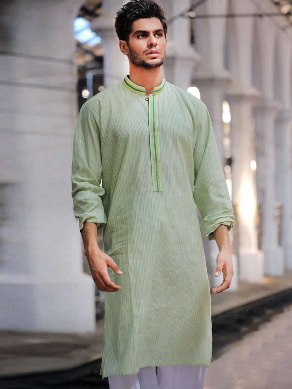L New Indian Pakistani Style Men's Kurta Salwar Suit XXL 