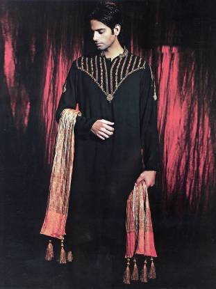 hand embroidered kurta, silk embroidered kurta, kurta sherwani, designer kurta, mens kurta