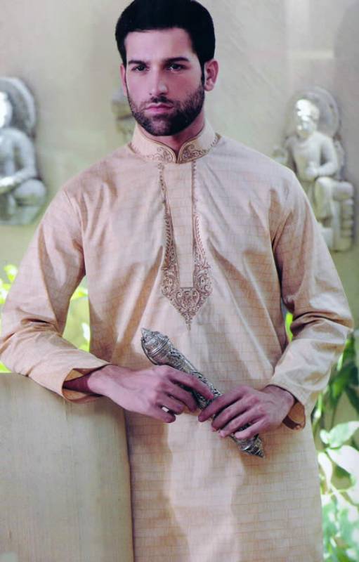 hand embroidered kurta, silk embroidered kurta, kurta sherwani, designer kurta, mens kurta