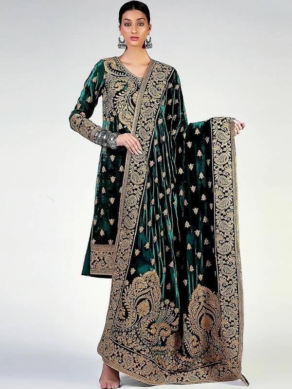 Velvet Dresses for Wedding, Velvet Dresses for Wedding Events, Velvet Dresses Pakistan, Heavy Embroidered Dresses, Wedding Guest Dresses, rizwan beyg