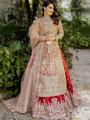 Pakistani Bridal Dresses Newcastle England UK Hussain Rehar Bridal Dresses