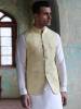 Mens Cream Embroidered Waistcoat Richmond Virginia USA Designer Waistcoats for Groom