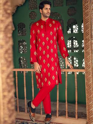 Embroidered Wedding Kurta Dansville New York NY US Mens Kurta for Festive Season