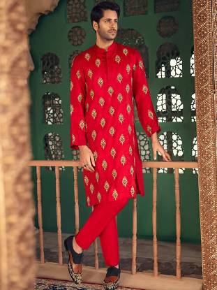 Embroidered Wedding Kurta Dansville New York NY US Mens Kurta for Festive Season