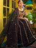 Black Anarkali Party Wear Suits Miami Florida USA Designer Kalidar Suit