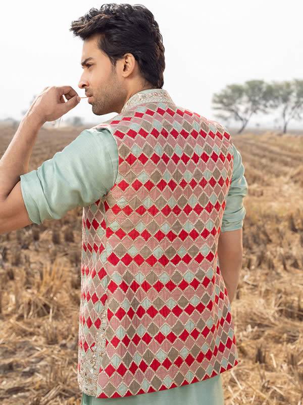 Designer Eid Wedding Waistcoats Canada Cambridge London UK Embroidered