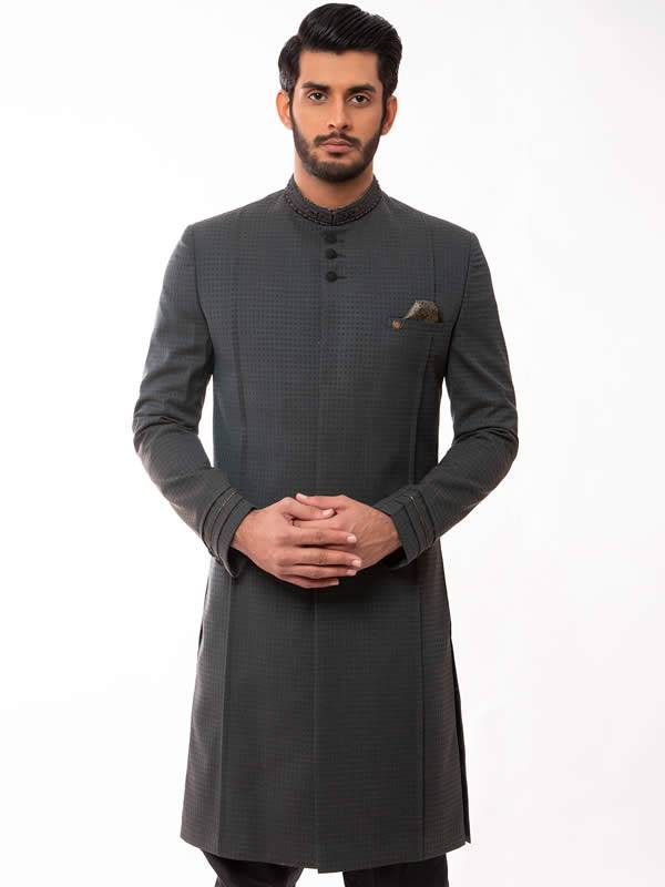 Beautiful Jamawar Sherwani Suits Halifax UK Pakistani Menswear