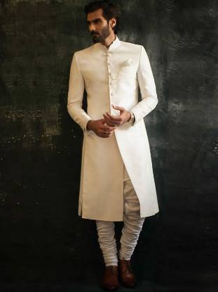 Gorgeous Raw Silk Mens Sherwani Cardiff Wales UK Sherwani Designs