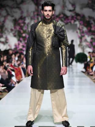 Gorgeous Jamawar Mens Sherwani Bath London UK Designer Men Sherwani