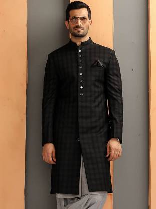 Stylish Jamawar Mens Sherwani Cambridge London UK Mens Sherwani