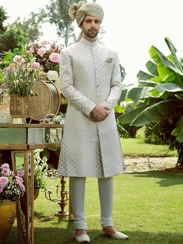 Banarsi Jamawar Sherwani Saihat Al Qatif Saudi Arabia Wedding Sherwani